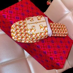 Never worn Tory Burch Double T Sport Slide